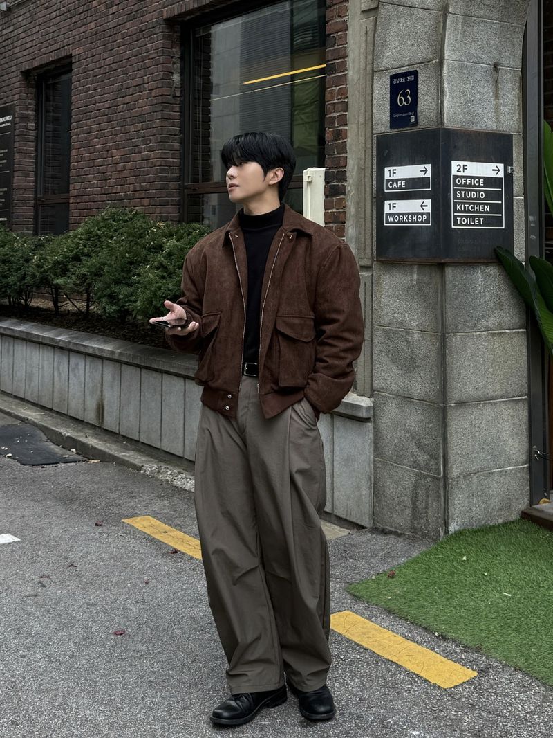 Mute suede cropped jacket