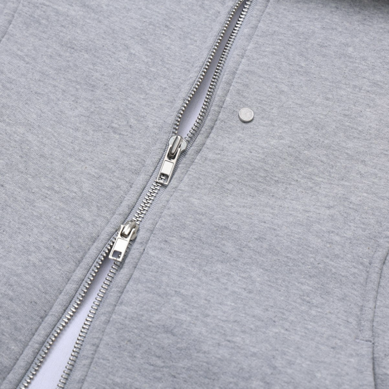 ONE-RIVET CURVED ZIP