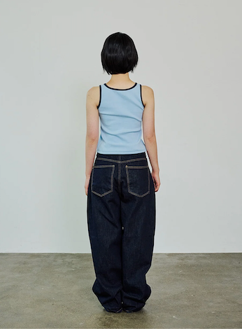 DOODLE SLEEVELESS - BLUE