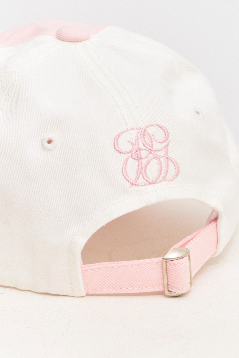 ヴィンテージ スクラッチ ウォッシュ ツートンキャップ Pink