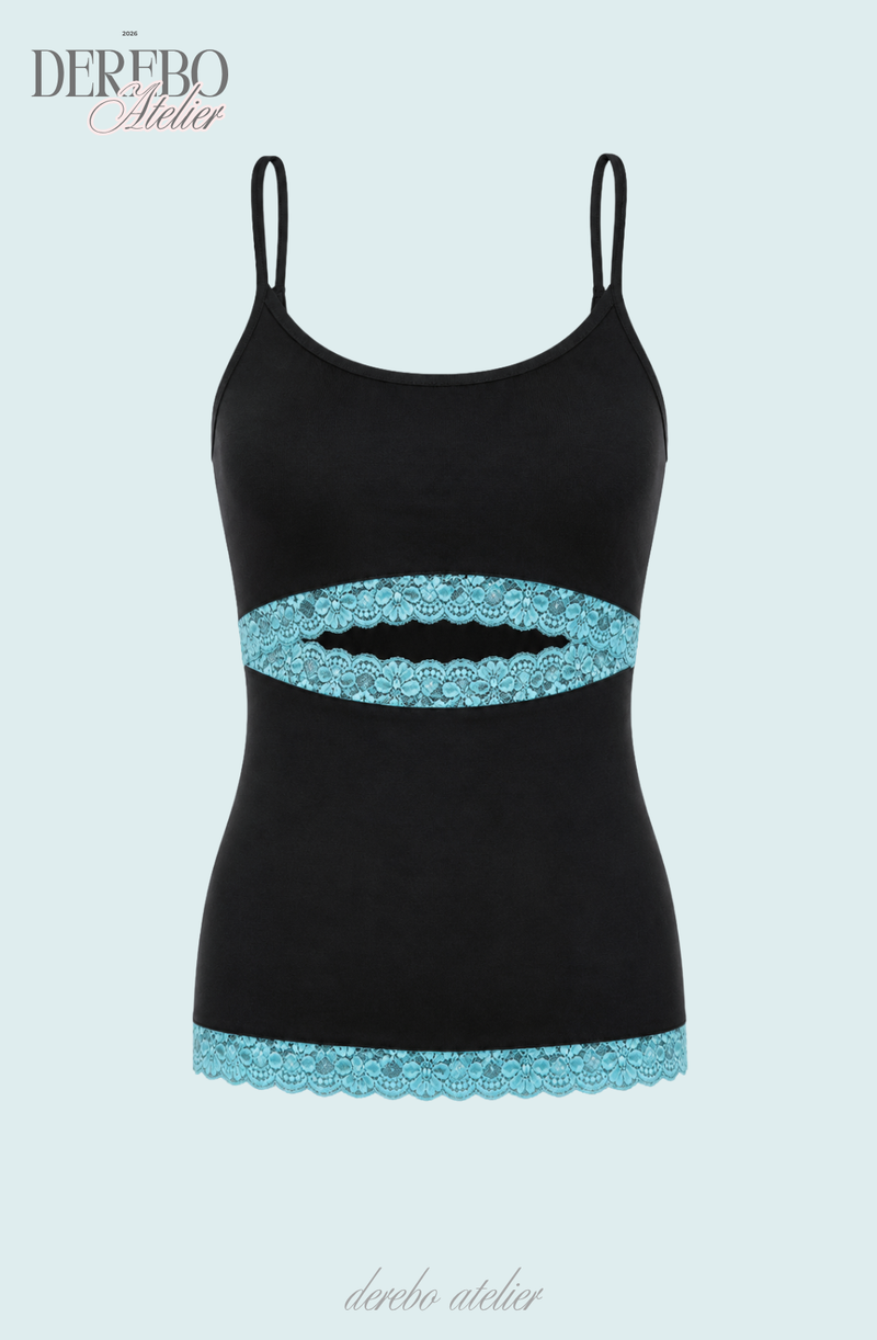 Edge Open Lace Sleeveless Top