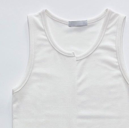Prow Unbalanced Cutting Sleeveless