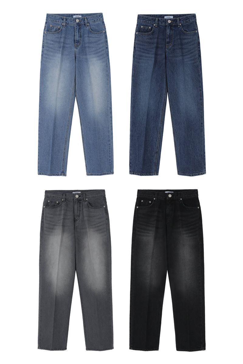 BRUSH SEMI DENIM PANTS(4COLOR)
