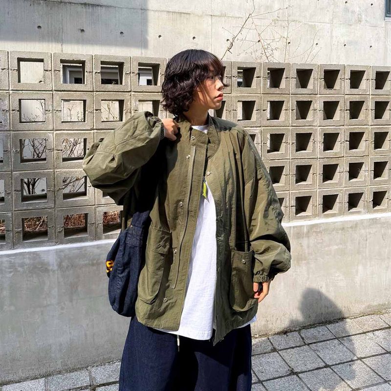 Oversized Lightweight Nylon Jacket