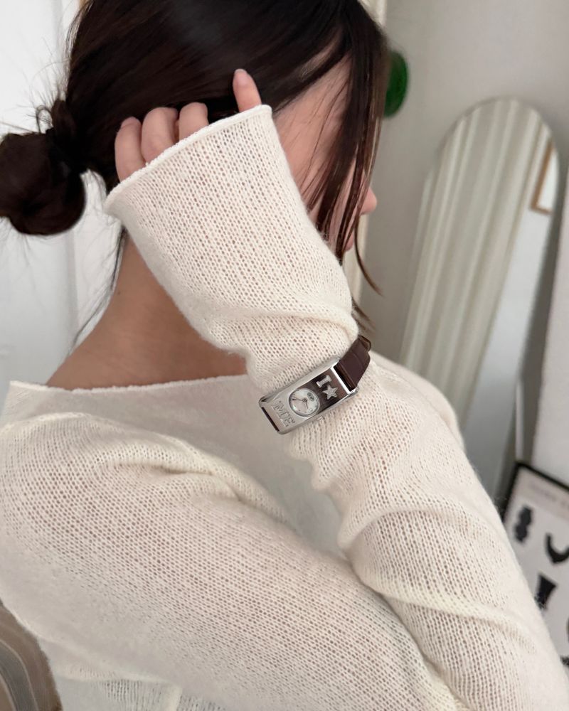 Star Me Leather Watch
