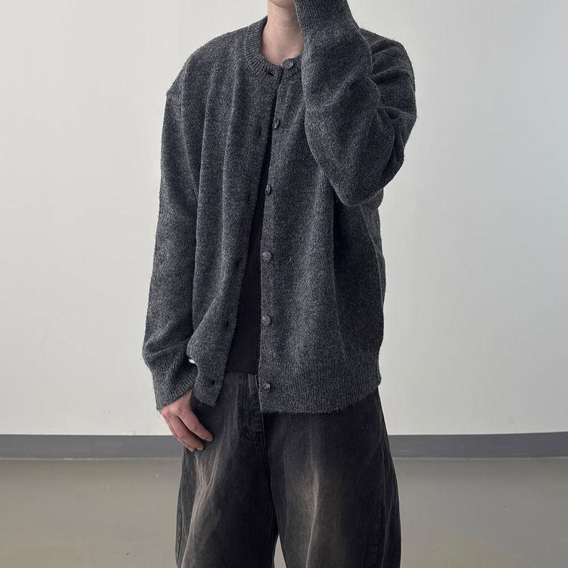 Lunet Wool Round Cardigan