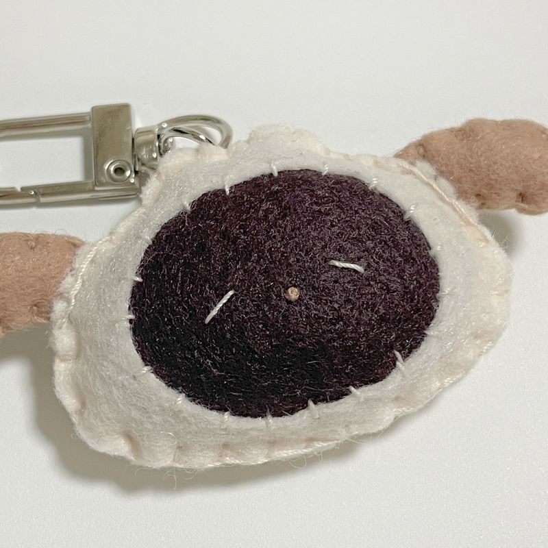 [MADE] Steamed Bun Puppy Key ring