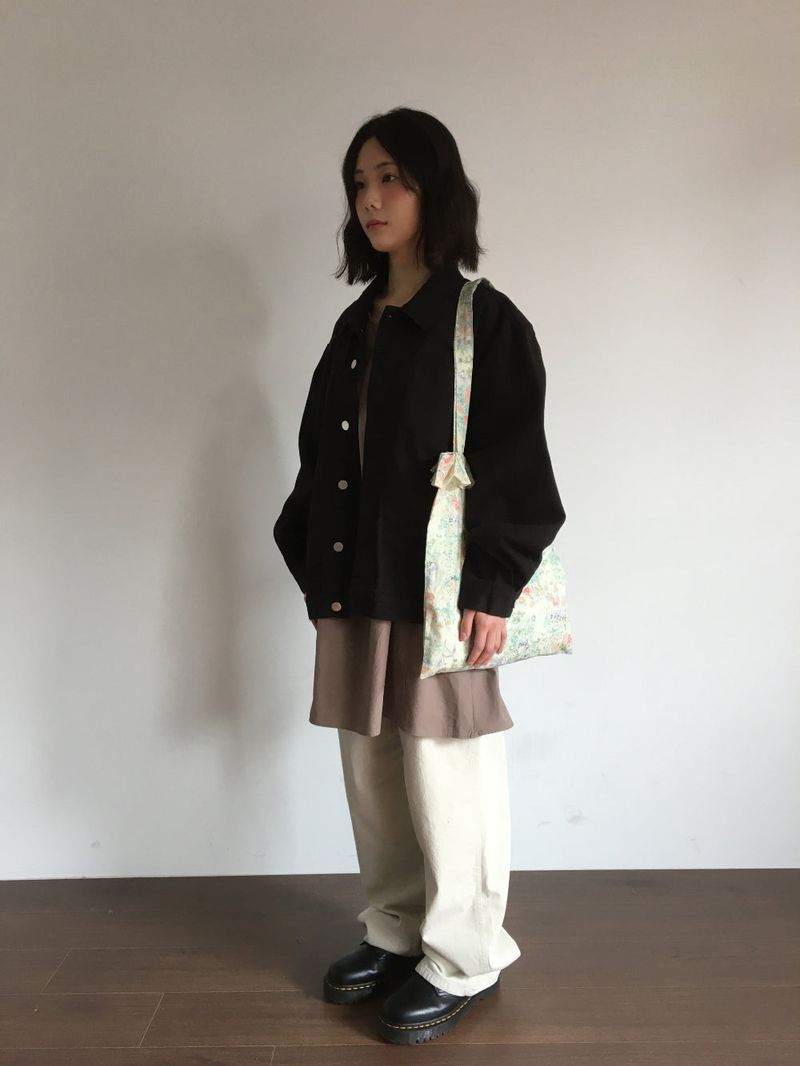 Wood trucker collar jacket (2color)