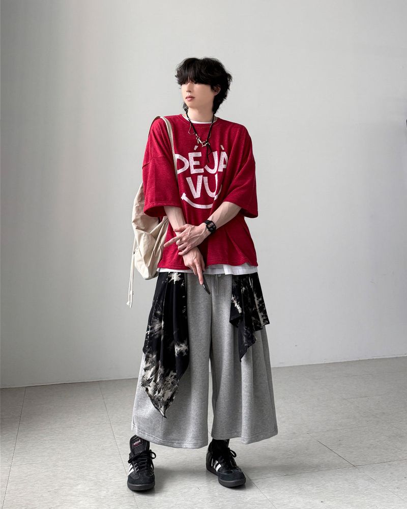 Dyeing Skirt Bermuda Shorts