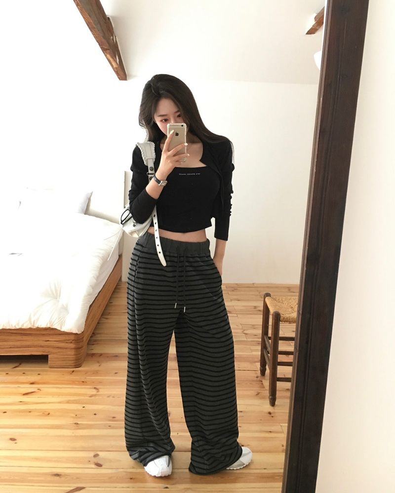 BEIDELLI（ベイデリー）の「[MADE/Short,Long] Winnie, border knit long pants（Pants）」