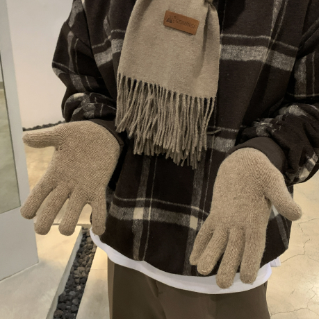 broth wool basic gloves