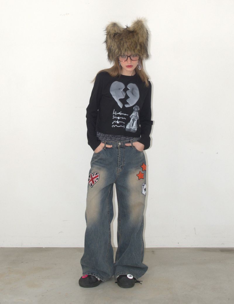 Letter From Aliene Long Sleeve BLACK