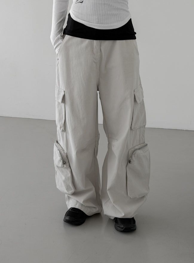 mnem（ムネム）の「(Unisex) For the Multi-Pocket Cotton Cargo Pants（Pants）」