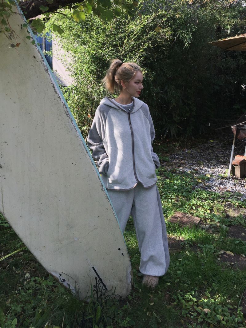 [SET] Fluffy Winter Fleece Zip-Up (3c)