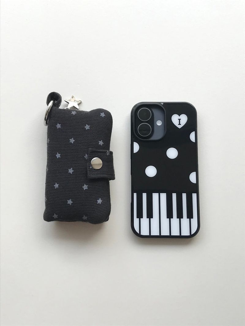 piano melody case - black 