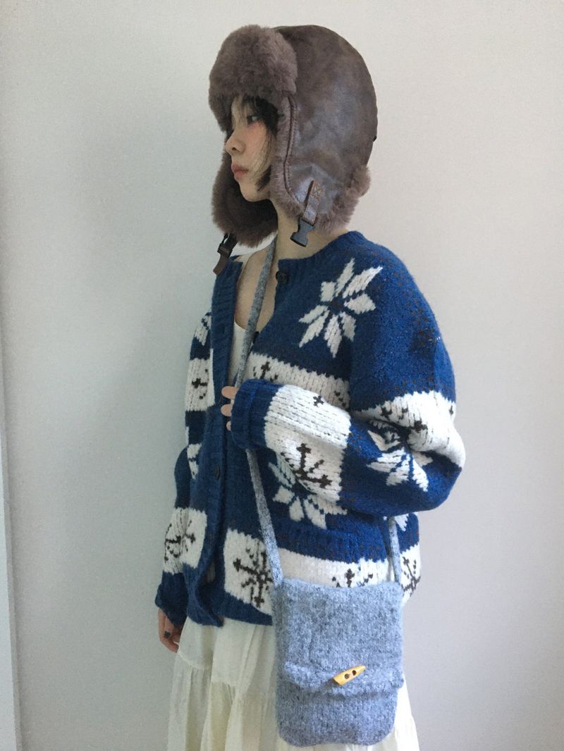 Kyoka Winter Leather Trooper Hat (3color)