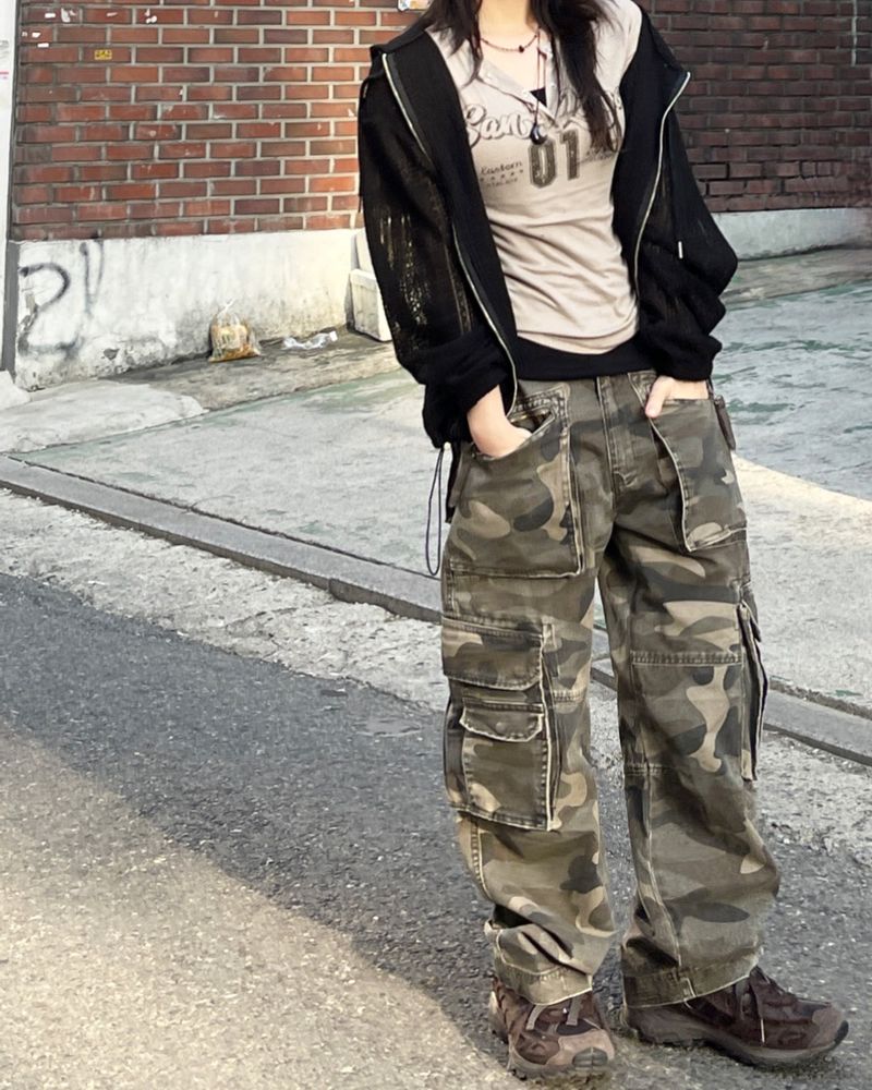 Vintage Camo Cargo Pants