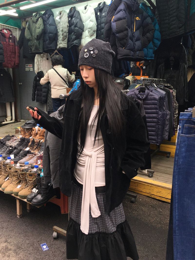 Moi Button Mix Beanie (2c)