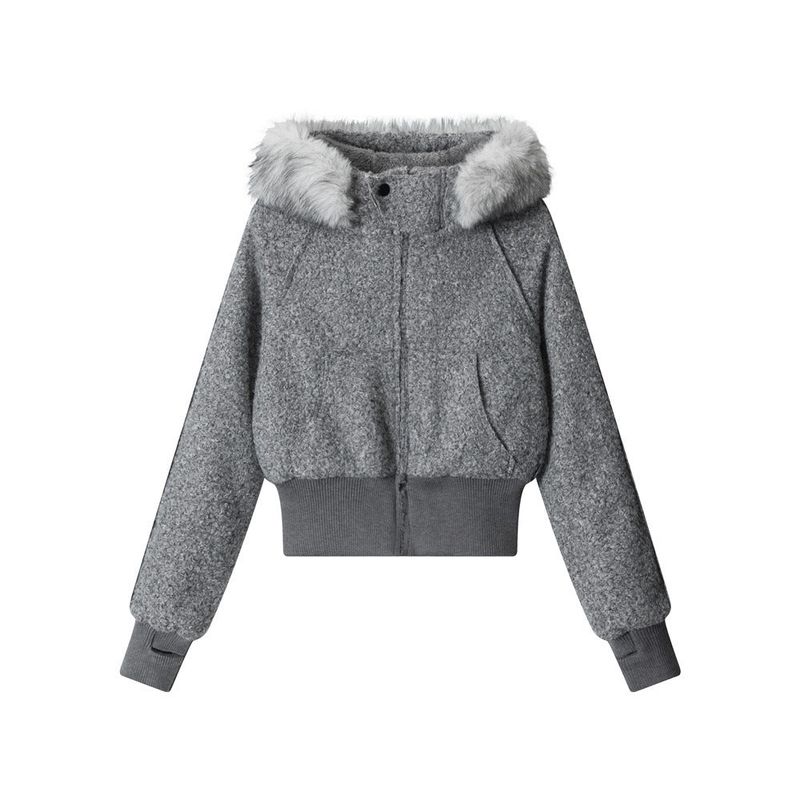 Cozy&Kitsch(コージーアンドキッチ)の「Nate Fur Hooded Short Jumper(Jackets/Outerwear)」