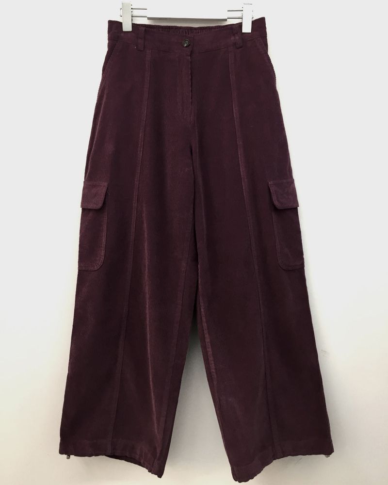 Corduroy Pintuck Cargo Pants (3color)