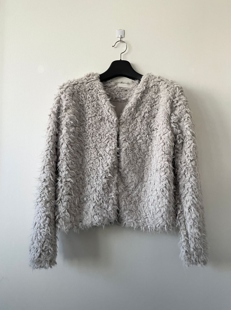 Floofy fur cardigan 
