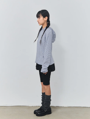 STAR STRIPE HOODIE - BLUE
