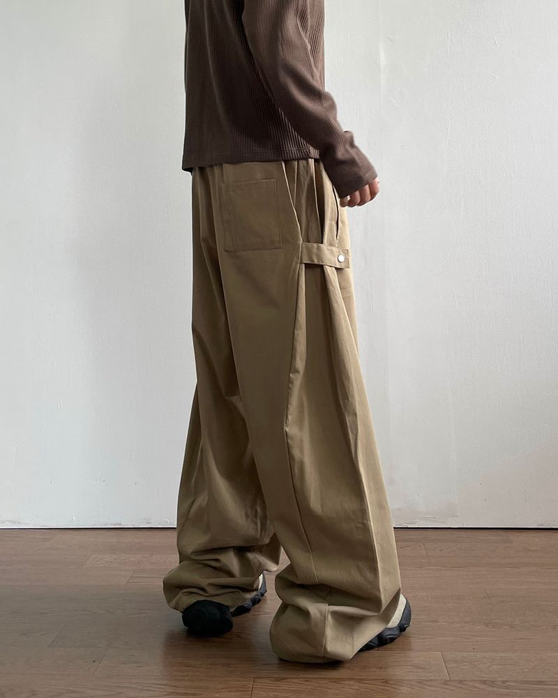 Sans Snap Cotton Pants