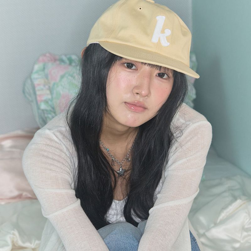 kiibi（キイビ）の「k-logo applique cap yellow（Hats）」