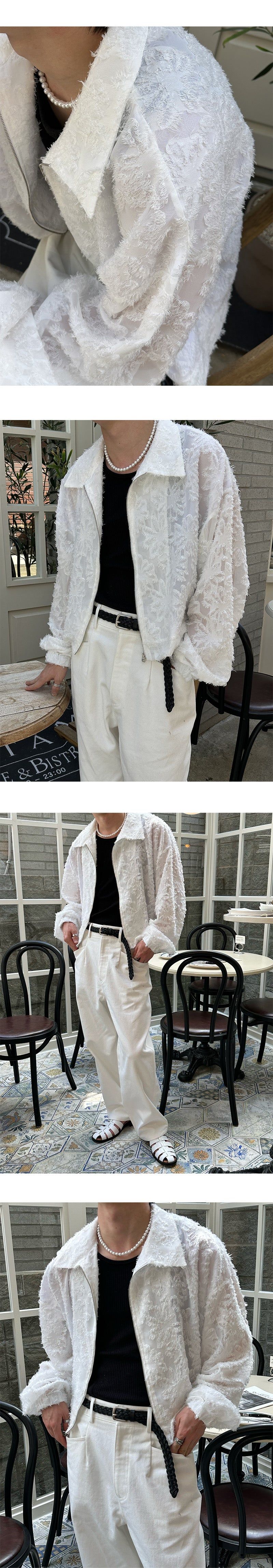 [S/S] Floral see through jacket(2color)
