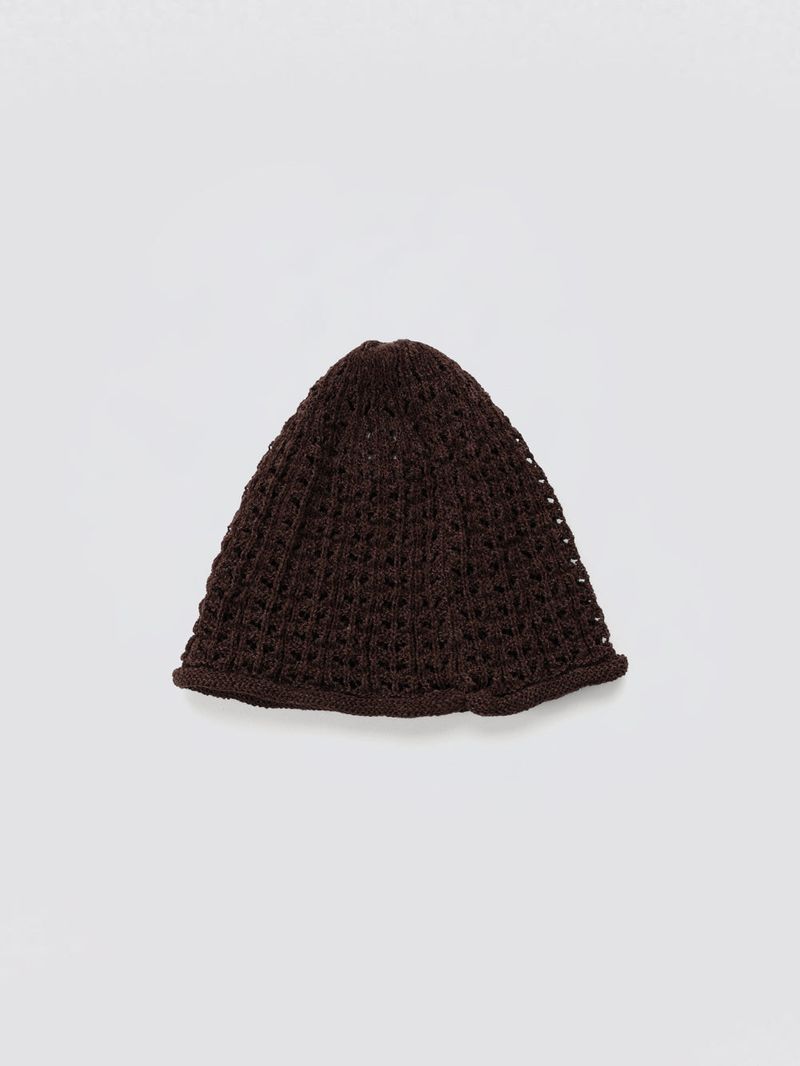 Button Knit Beanie_Ivory
