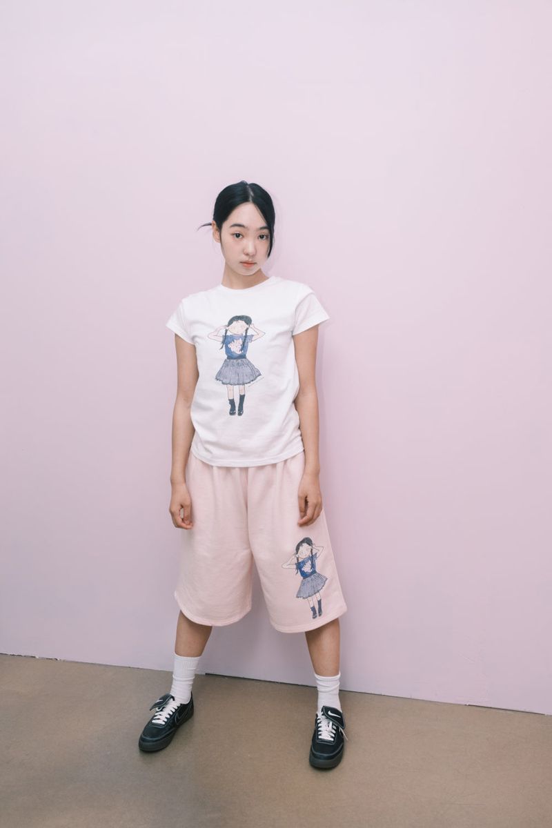 SHAKIRI X Namsuru 우리들 HALF SWEATPANTS 
