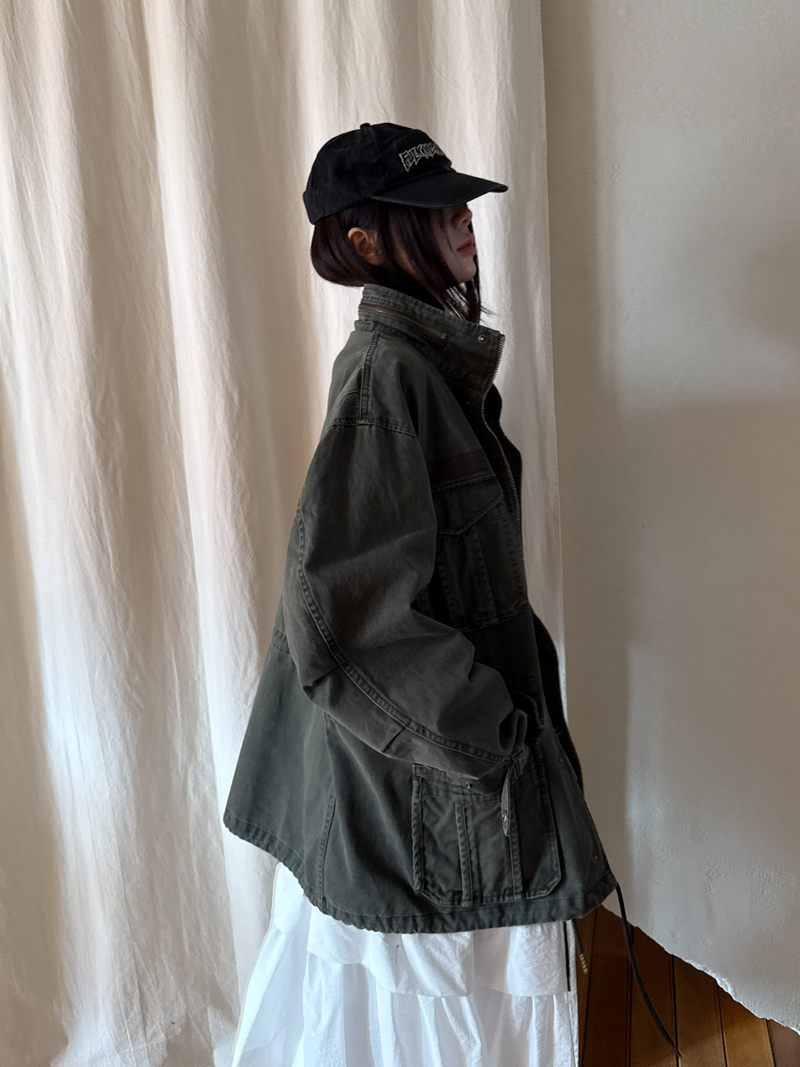 washed field jacket
