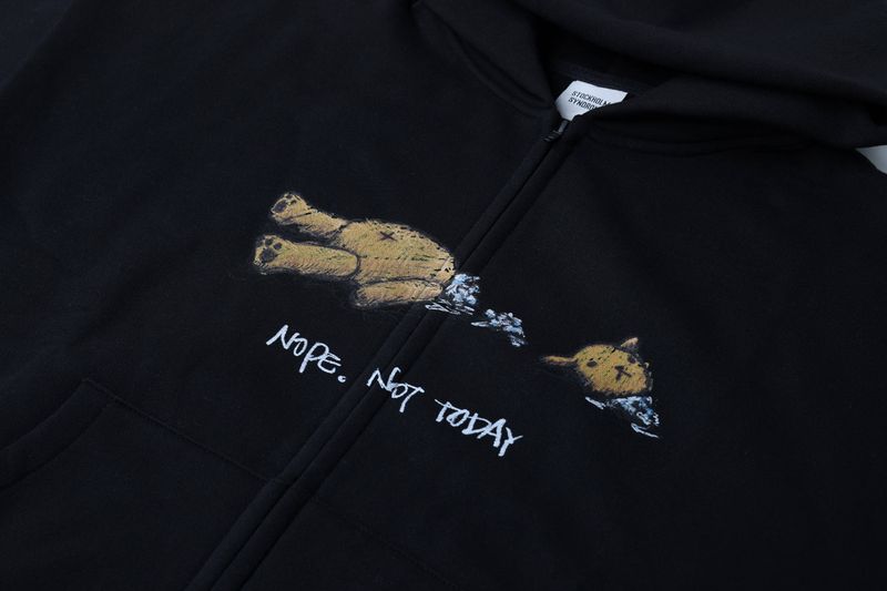 NOT TODAY HOODIE - BLACK