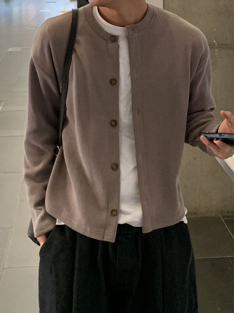  Evell Knitted Round Cardigan
