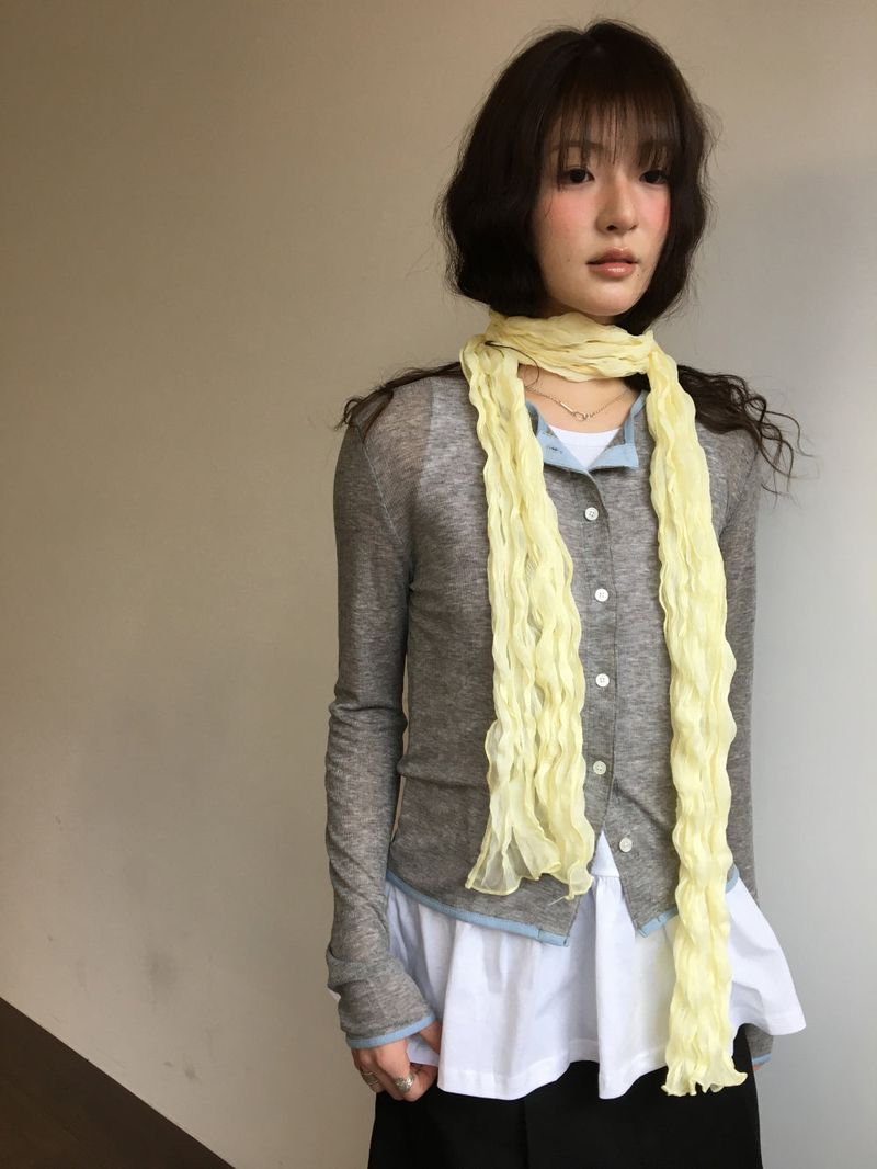 De Nuit Wave Scarf (3color)