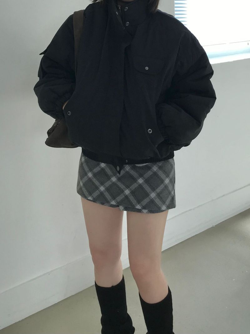 Bender High-Neck Padded Jumper (2 colors)