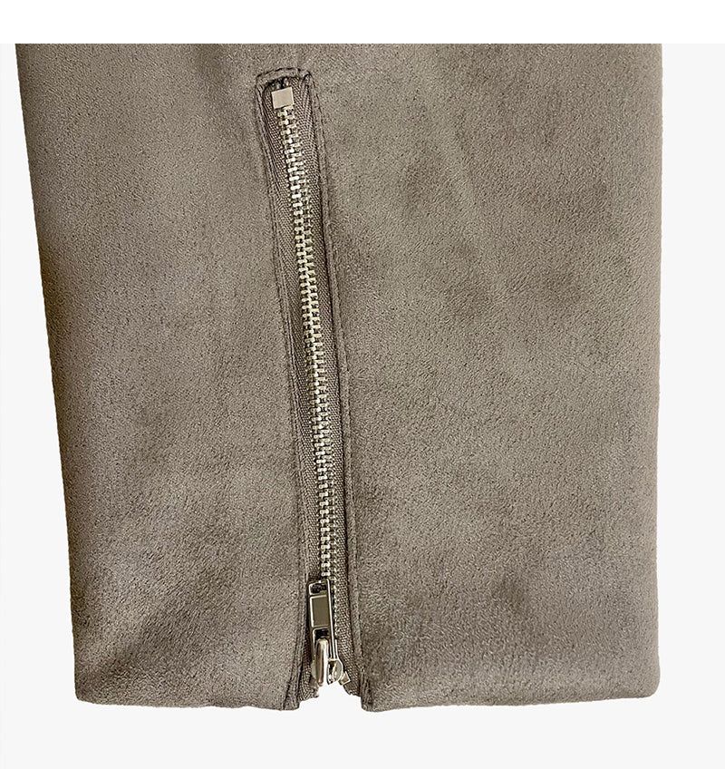 [F/W] Double zipper suede jacket(3color)