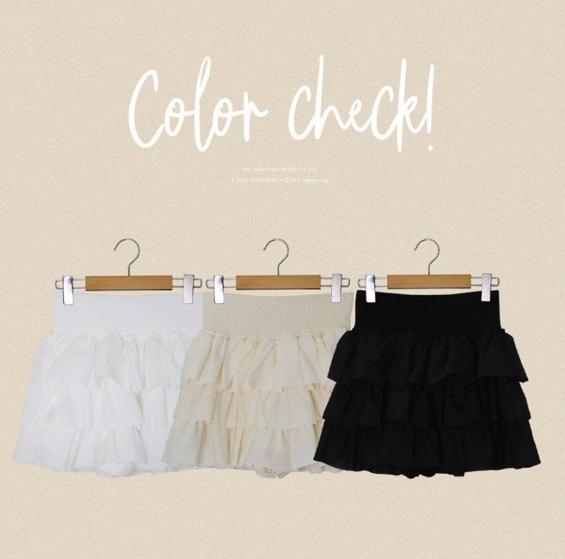 PK Cancan Mini Skirt Pants (3color)