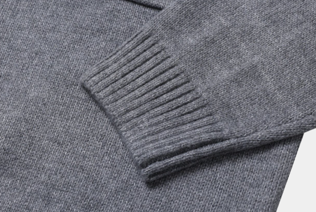 Flap Pocket Collar Knit Cardigan