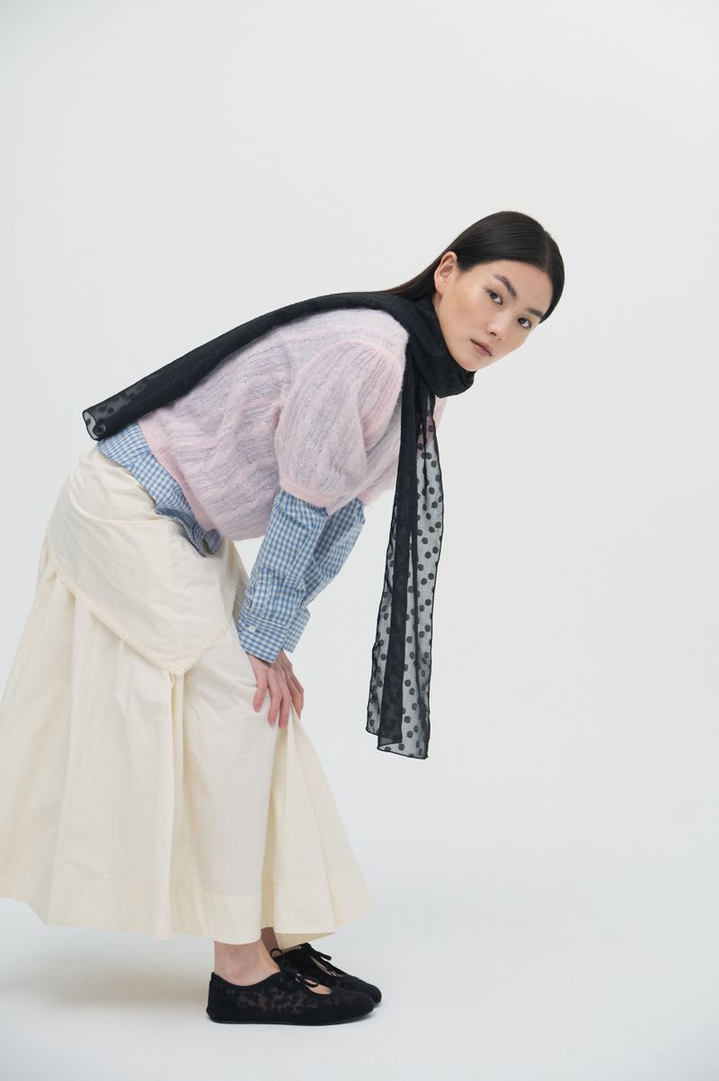Mist Dot Scarf_2colors