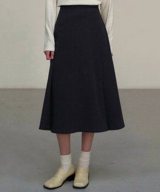CLASSIC FLARE SKIRT_NAVY