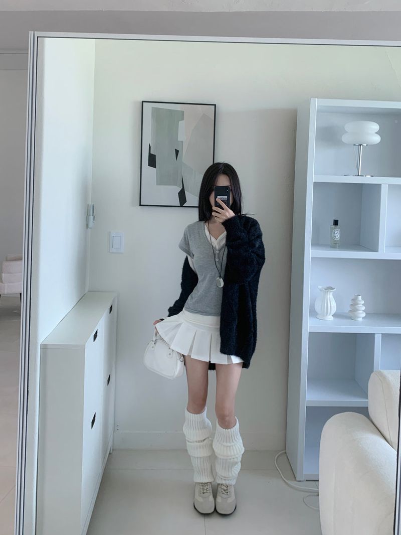 [UNISEX] Cloud Soft Angora Basic Cardigan(6color)