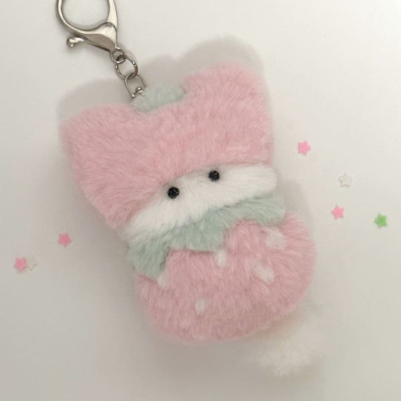 rupimoo（ロピム）の「【MADE】 ストロベリーミルクフルーツニャンキーリング（トイ/キーホルダー）」