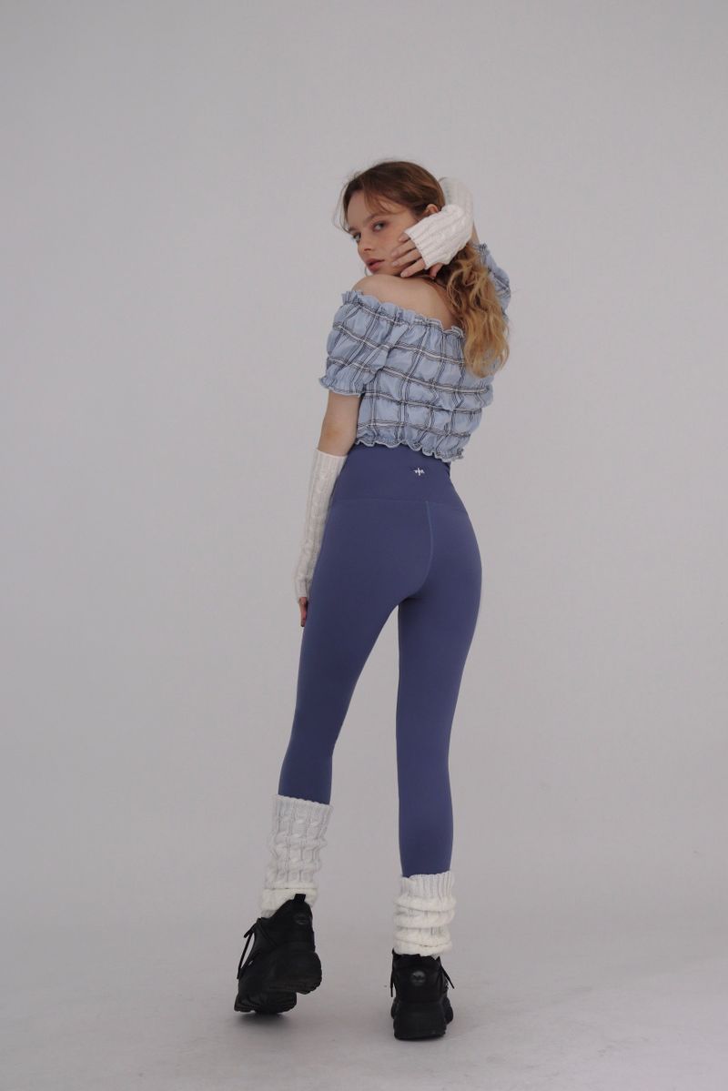 DOUBLELAP LEGGINGS- indi blue