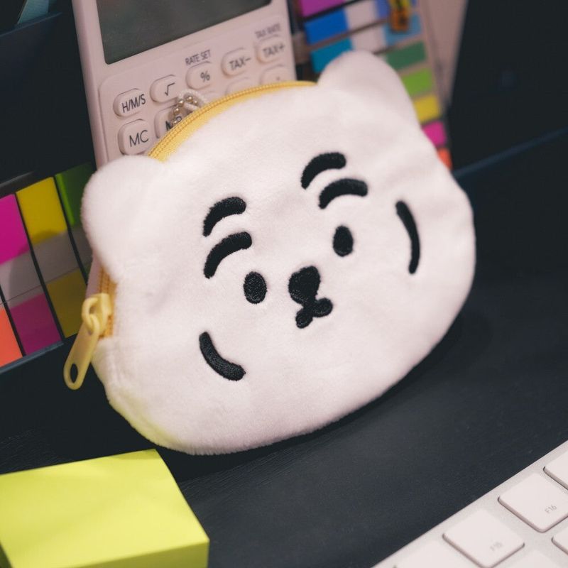 MUZIKTIGER FLUFFY FLATTY COIN POUCH