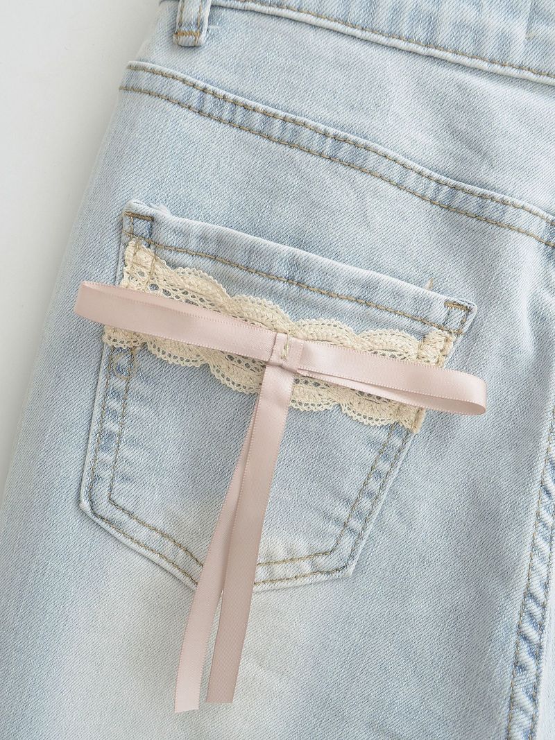 Selin Ribbon Bootcut Jeans