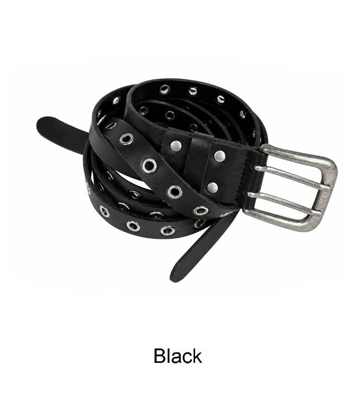 Det Dual Eyelet Long Belt