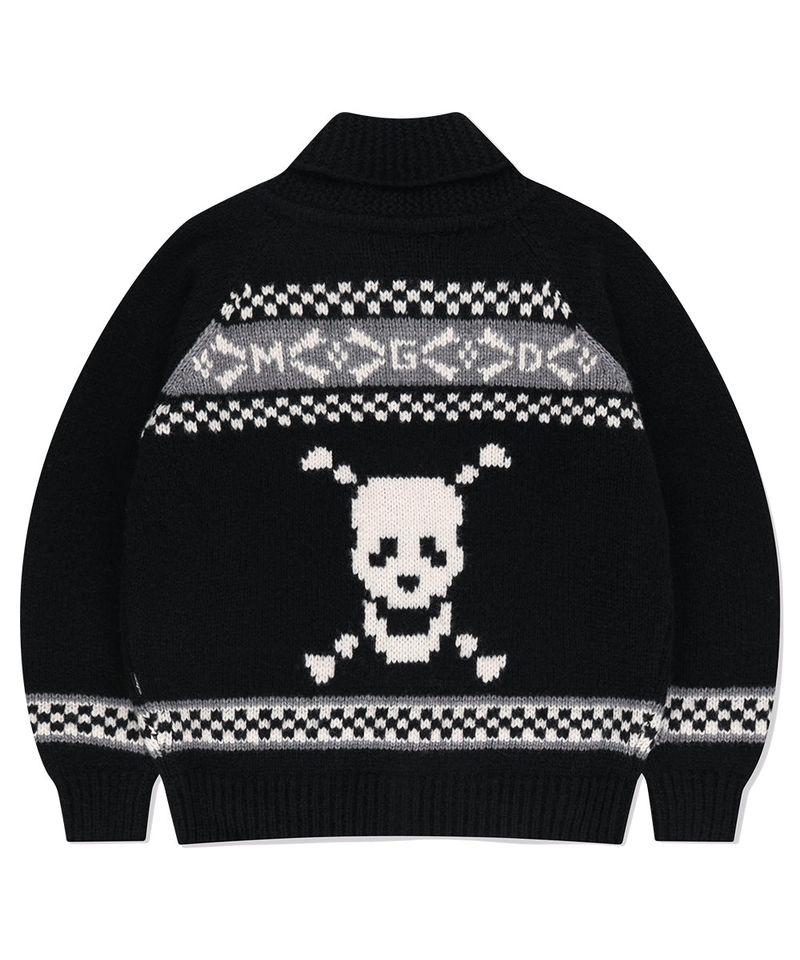 SKULL COWICHAN KNIT SWEATER