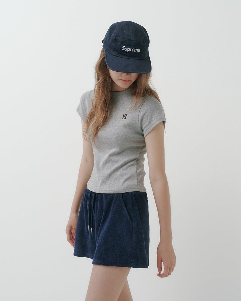 [MADE] Elo, lettering basic short-sleeved T-shirt