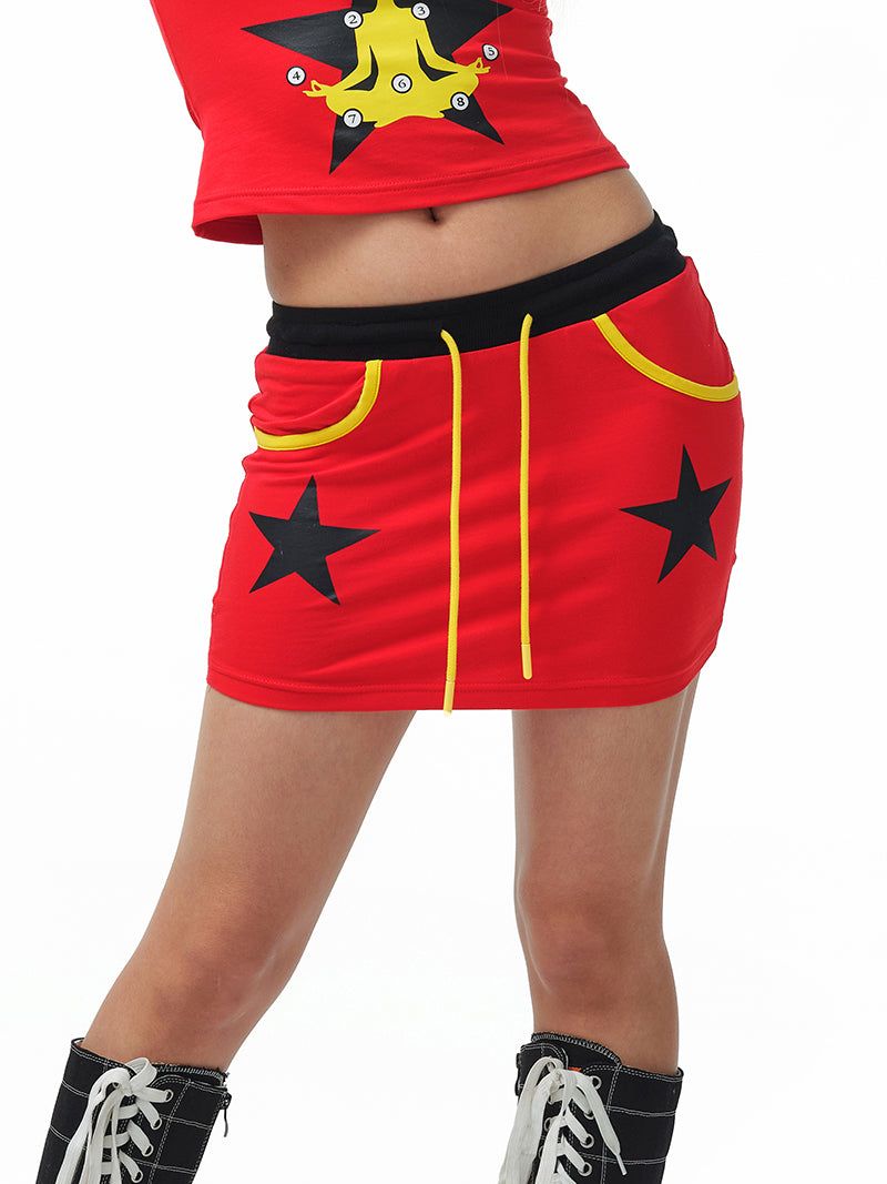 HuDieGongZhu（HuDieGongZhu（フーディーゴンジュ））の「Star Mini Skirt（Skirts）」